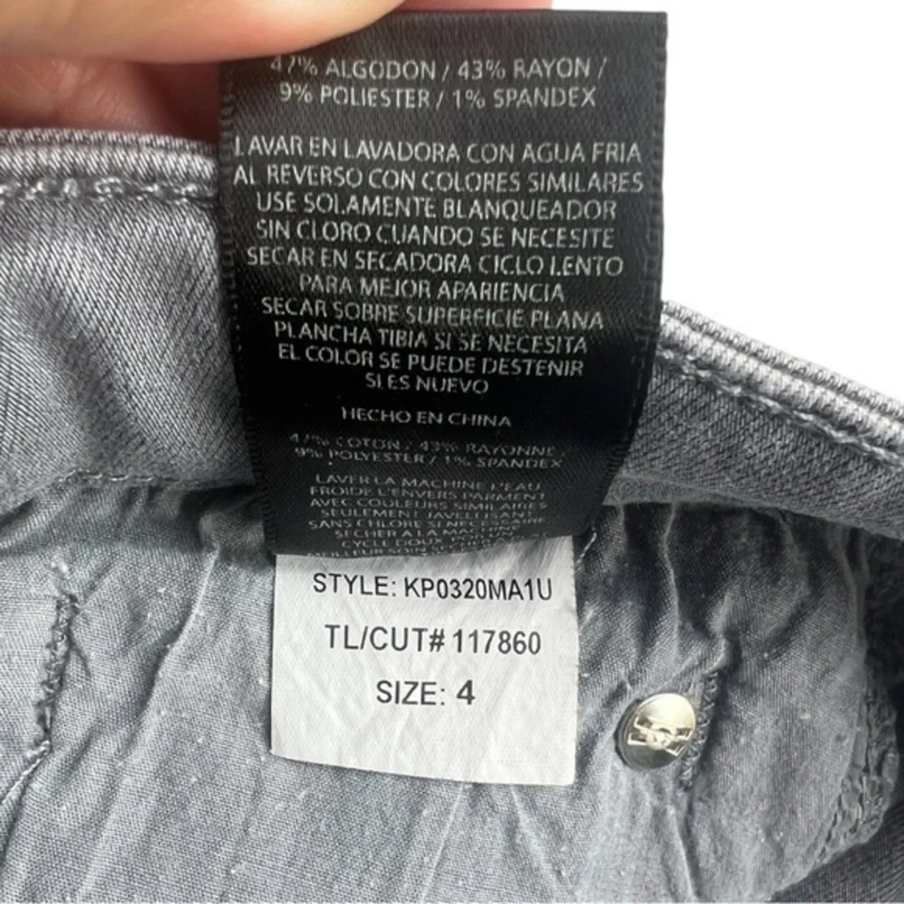 Kut From The Kloth Grey‎ Toothpick Ankle Skinny Jeans Size 4